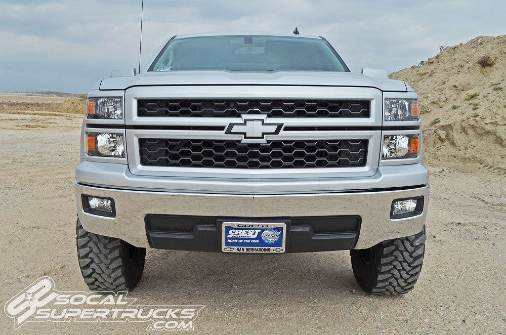 07-15 Chevy / GMC 1500 2wd 3.5-5.5" Lift Spindle Kit w/OE Cast Suspension