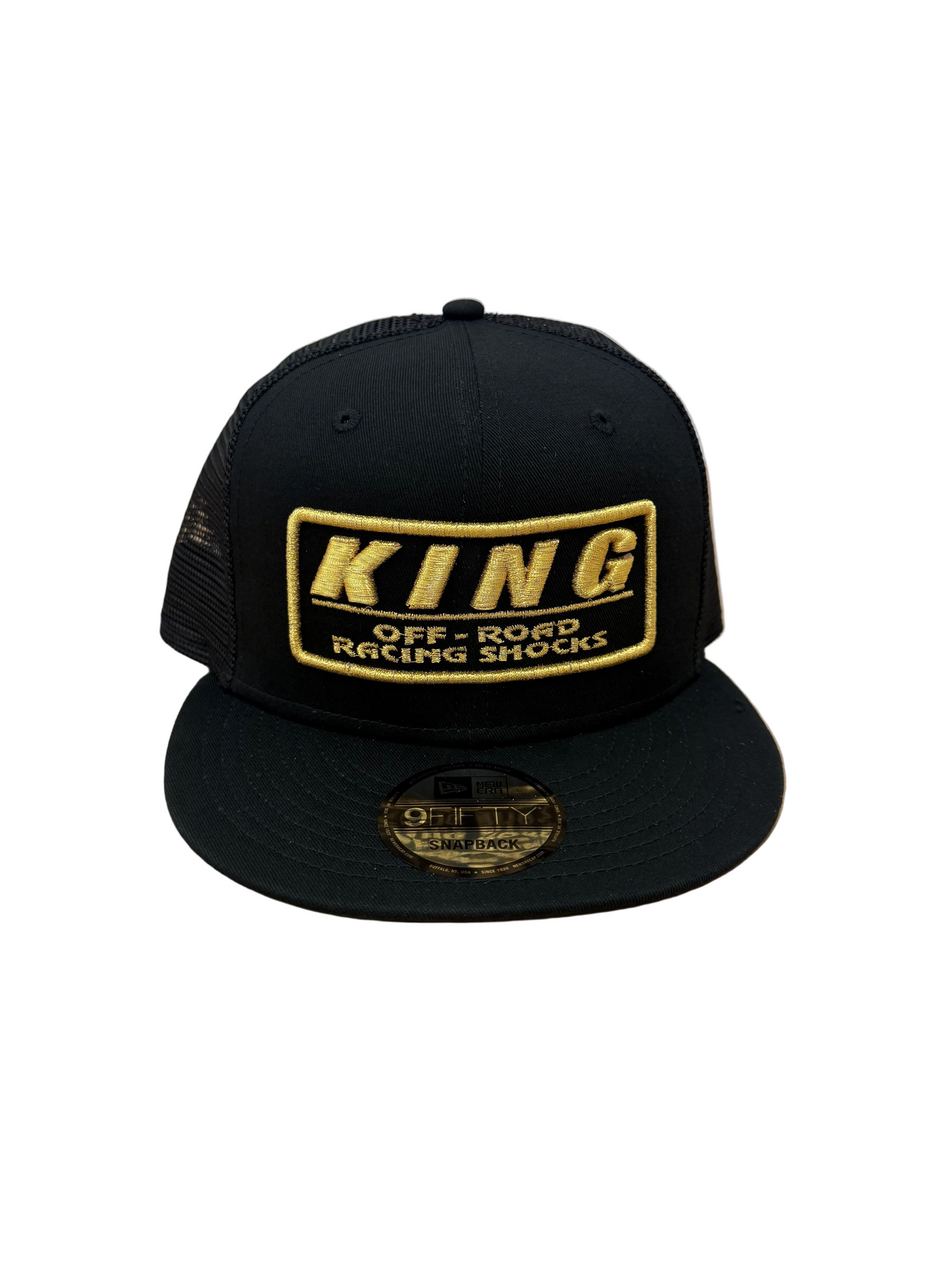 **NEW** KING SHOCKS 9FIFTY GOLD MESH SNAPBACK CAP (TRUCKER)