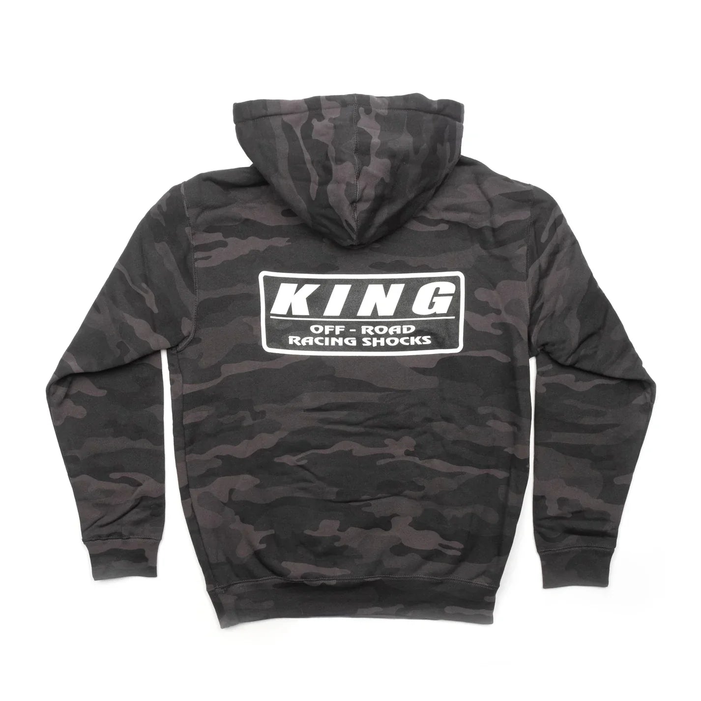 KING SHOCKS (DARK) BLACK CAMO PULLOVER HOODIE