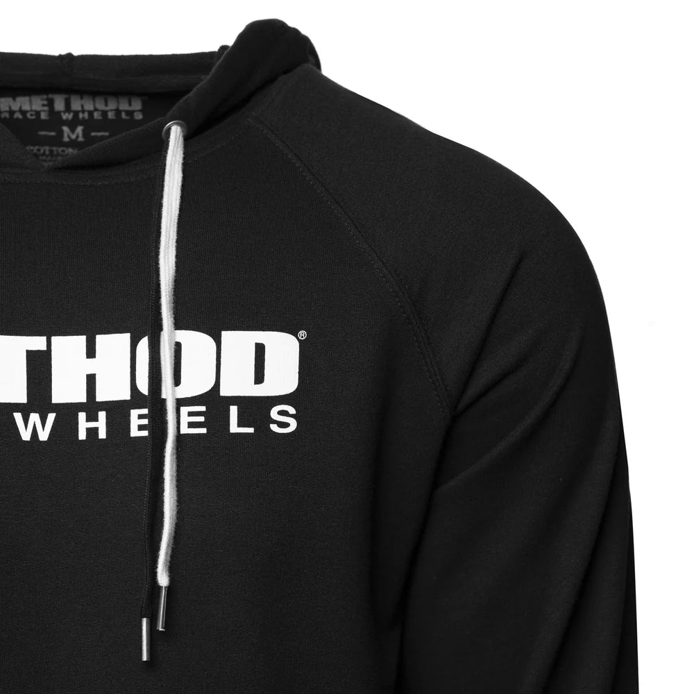 METHOD BRAND LOGO HOODIE PULLOVER BLACK
