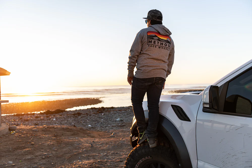 *CLOSEOUT* METHOD DUNER HOODIE ZIP-UP SALT & PEPPER