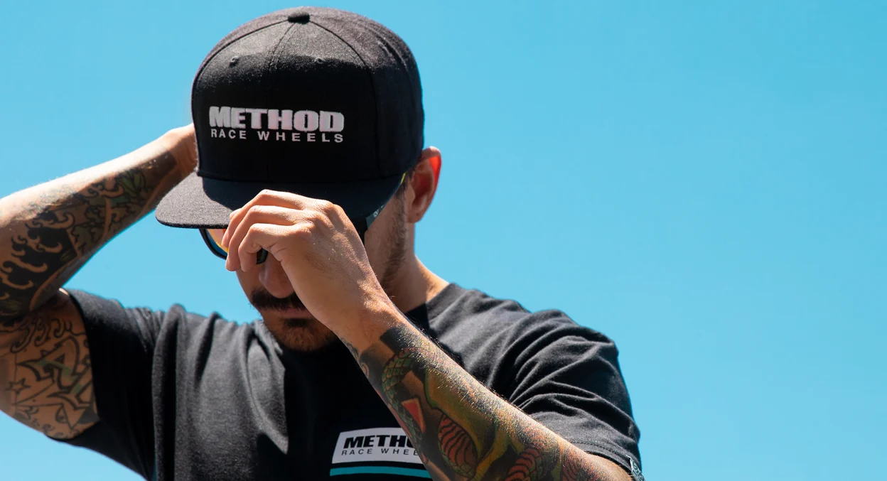 METHOD BRAND LOGO HAT SNAPBACK BLACK
