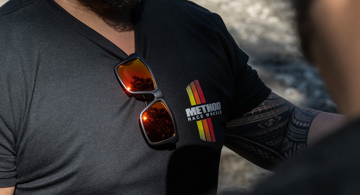 METHOD CLASSIC STRIPES TEE BLACK