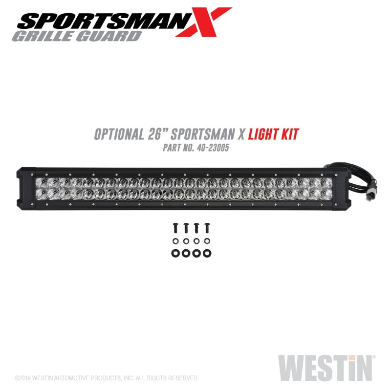 Westin 16-18 Chevy Silverado 1500 Sportsman X Grille Guard - Textured Black