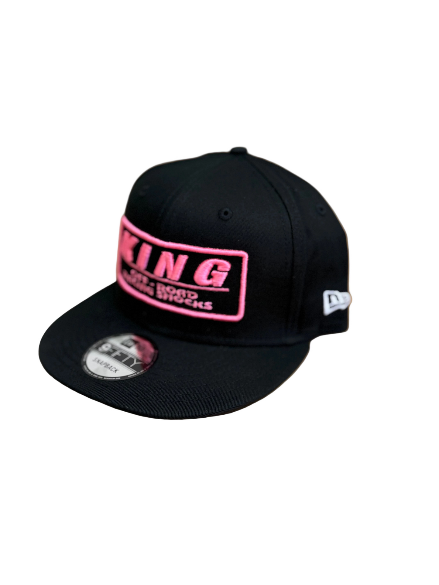 **NEW** KING SHOCKS 9FIFTY BLACK W/ HOT PINK LOGO SNAPBACK CAP