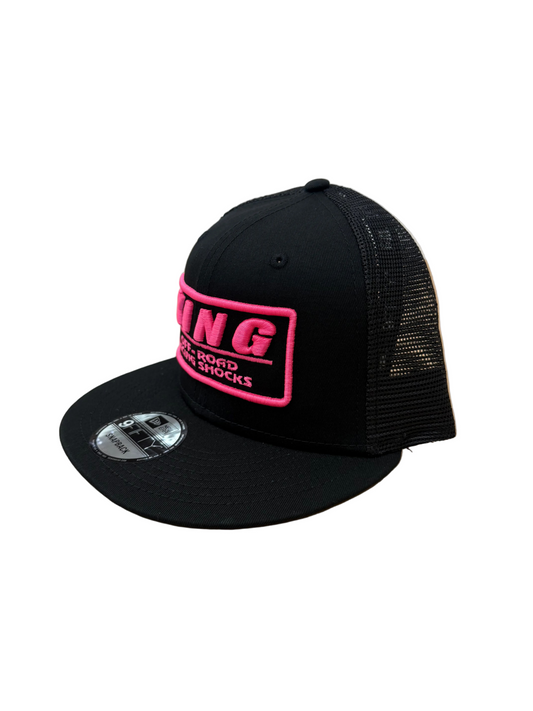 **NEW** KING SHOCKS 9FIFTY HOT PINK MESH SNAPBACK CAP (TRUCKER)