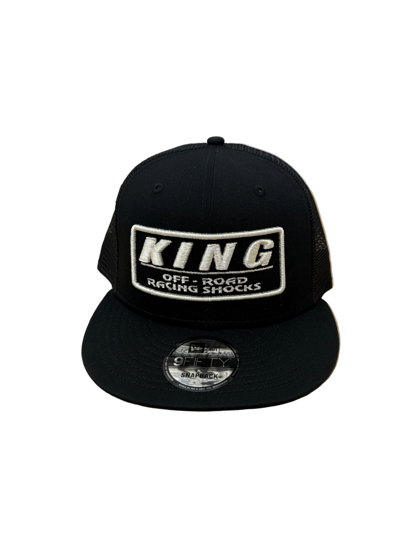 **NEW** KING SHOCKS 9FIFTY SILVER MESH SNAPBACK CAP (TRUCKER)