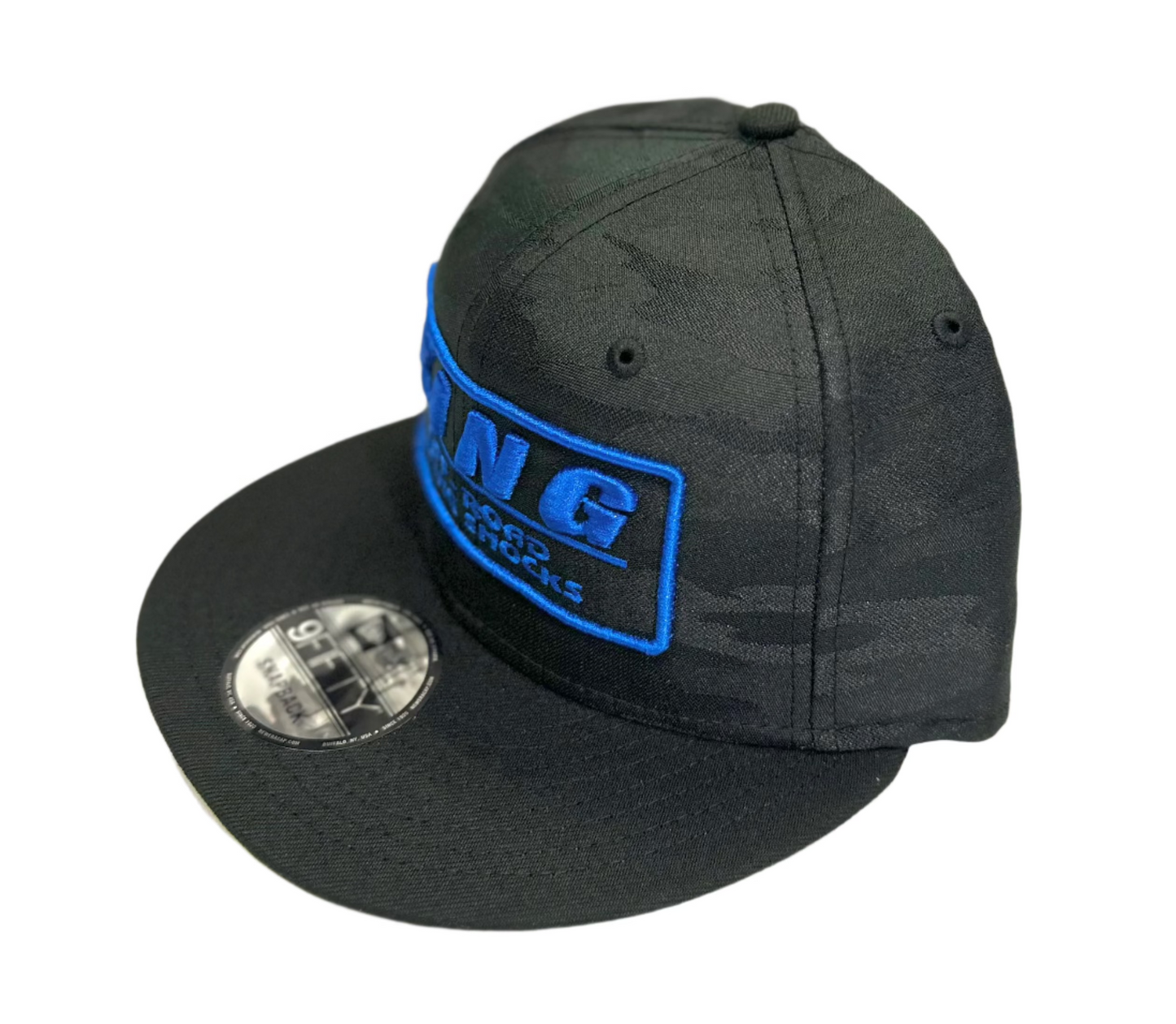 **NEW** KING SHOCKS 9FIFTY BLACK CAMO W/ BLUE LOGO SNAPBACK CAP