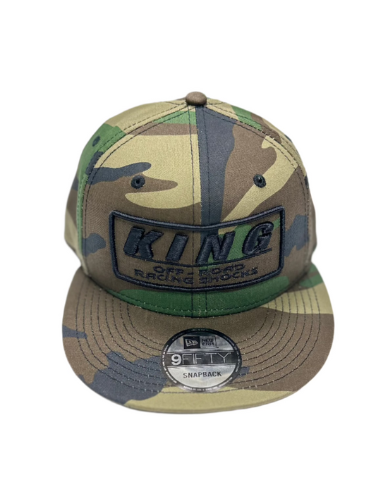 KING SHOCKS 9FIFTY CAMO W/ BLACK LOGO CAP (CAMO SNAPBACK)