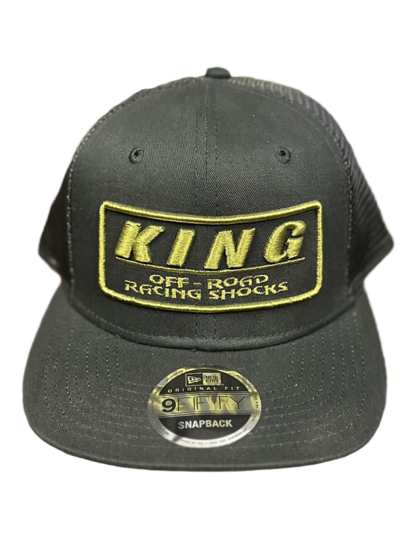 KING SHOCKS 9FIFTY OLIVE W/ MESH BACK SNAPBACK CAP (TRUCKER)