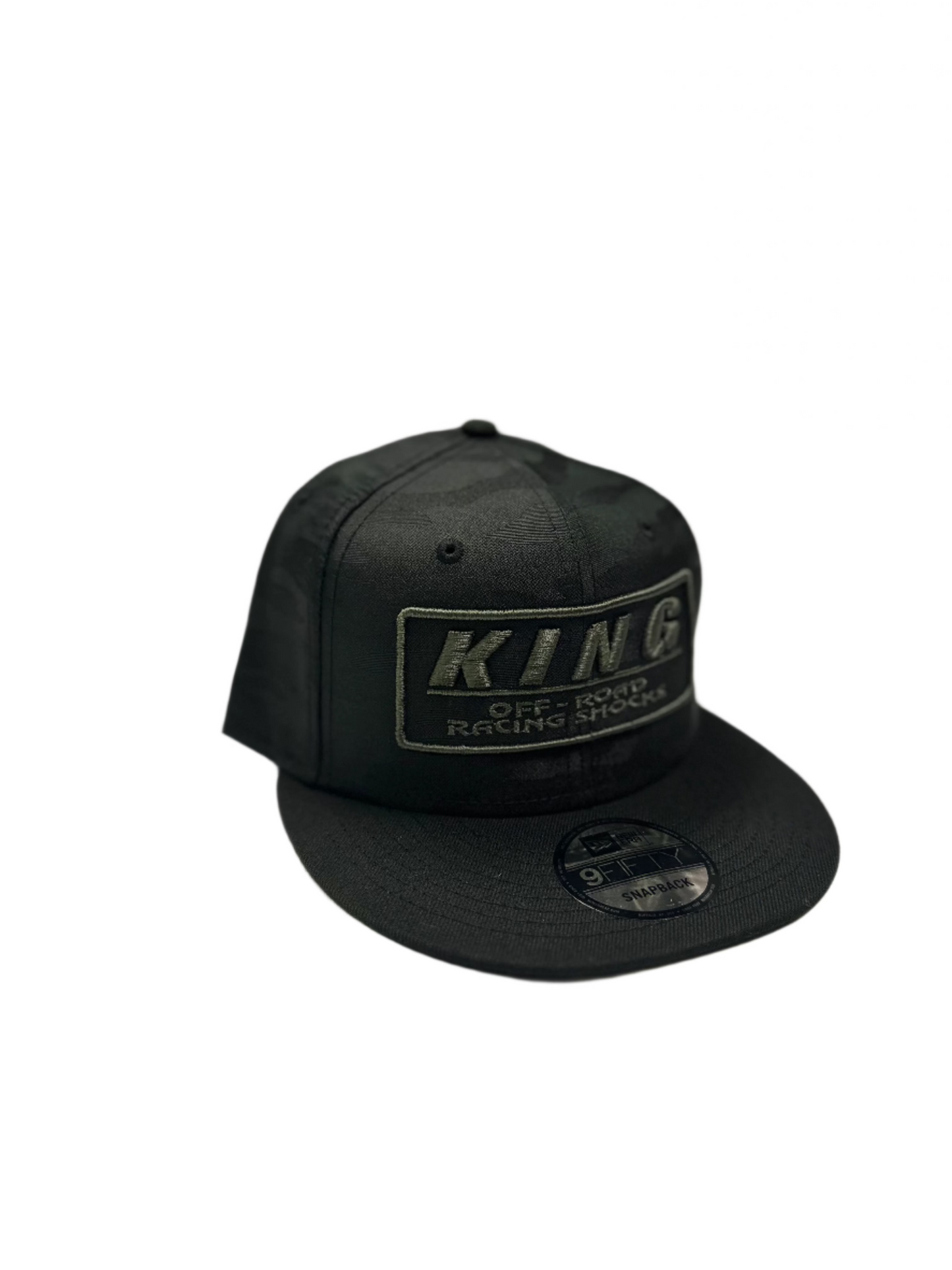 *ALL NEW* KING SHOCKS 9FIFTY BLACK CAMO W/ BLACK CHROME LOGO SNAPBACK CAP