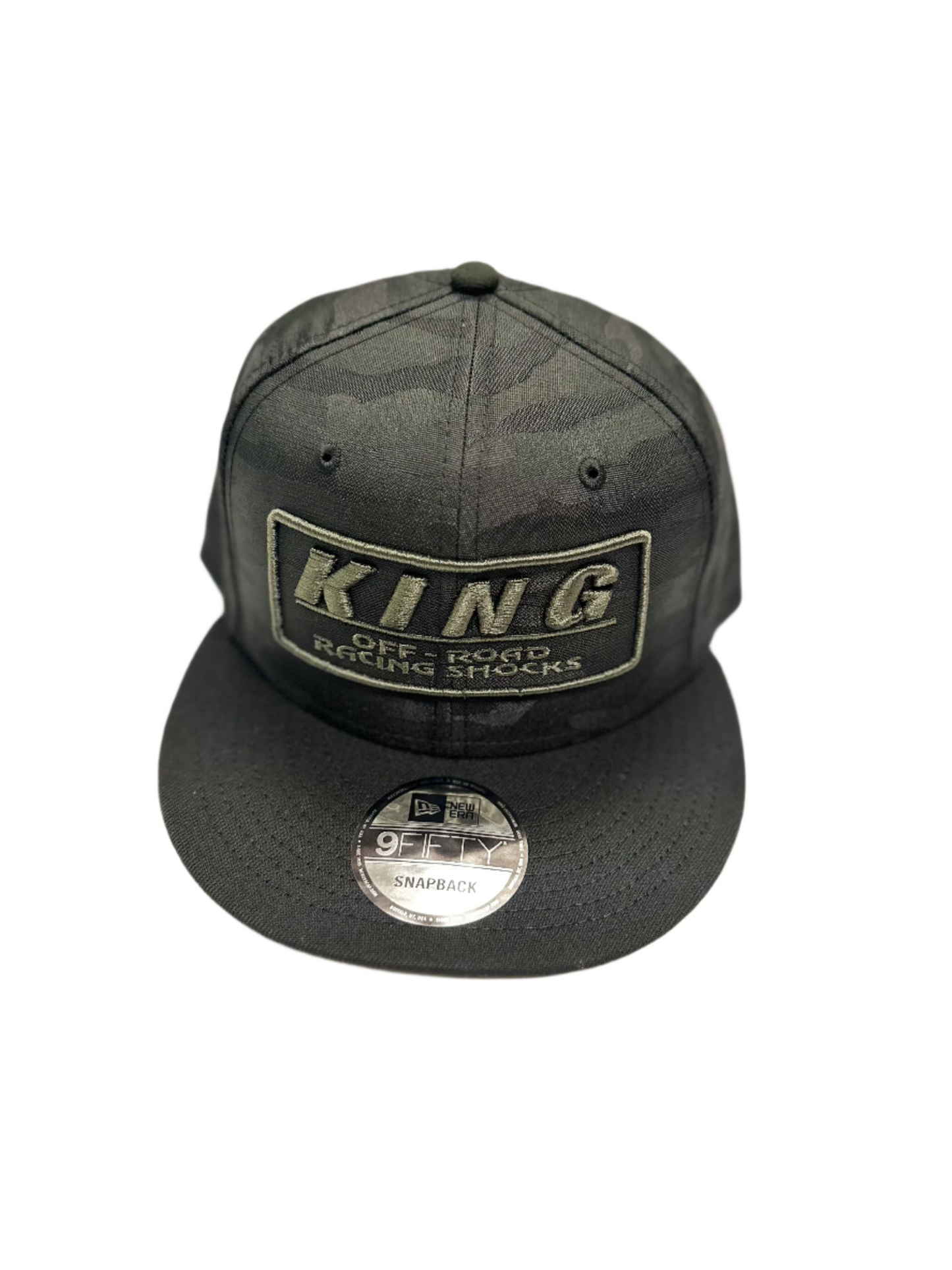 *ALL NEW* KING SHOCKS 9FIFTY BLACK CAMO W/ BLACK CHROME LOGO SNAPBACK CAP
