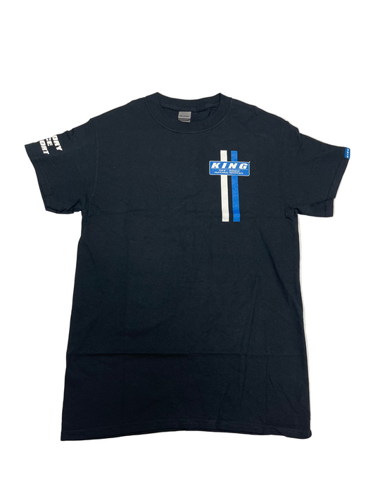 **NEW** KING SHOCKS BLACK TEE FACTORY RACE SUPPORT