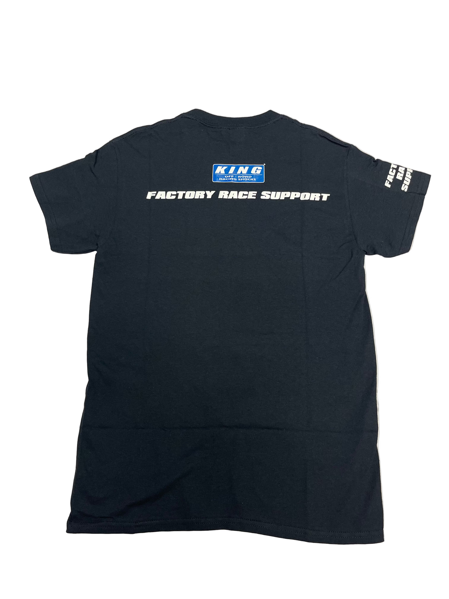 **NEW** KING SHOCKS BLACK TEE FACTORY RACE SUPPORT