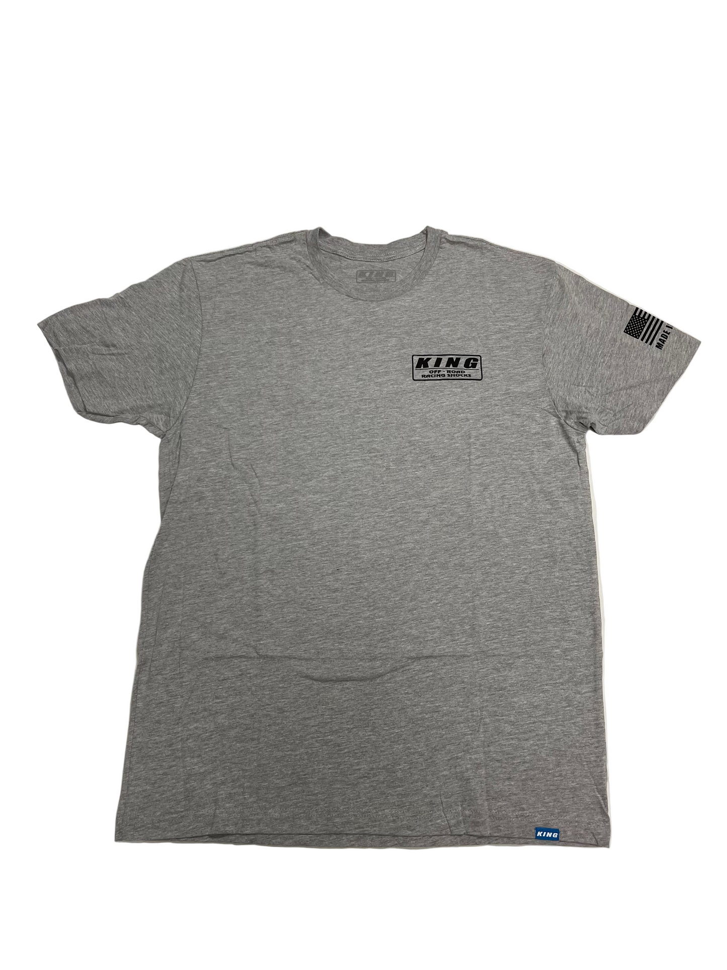 **NEW** KING SHOCKS GRAY SHIRT WITH BLACK LOGO