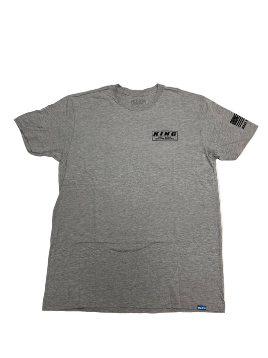 **NEW** KING SHOCKS GRAY SHIRT WITH BLACK LOGO