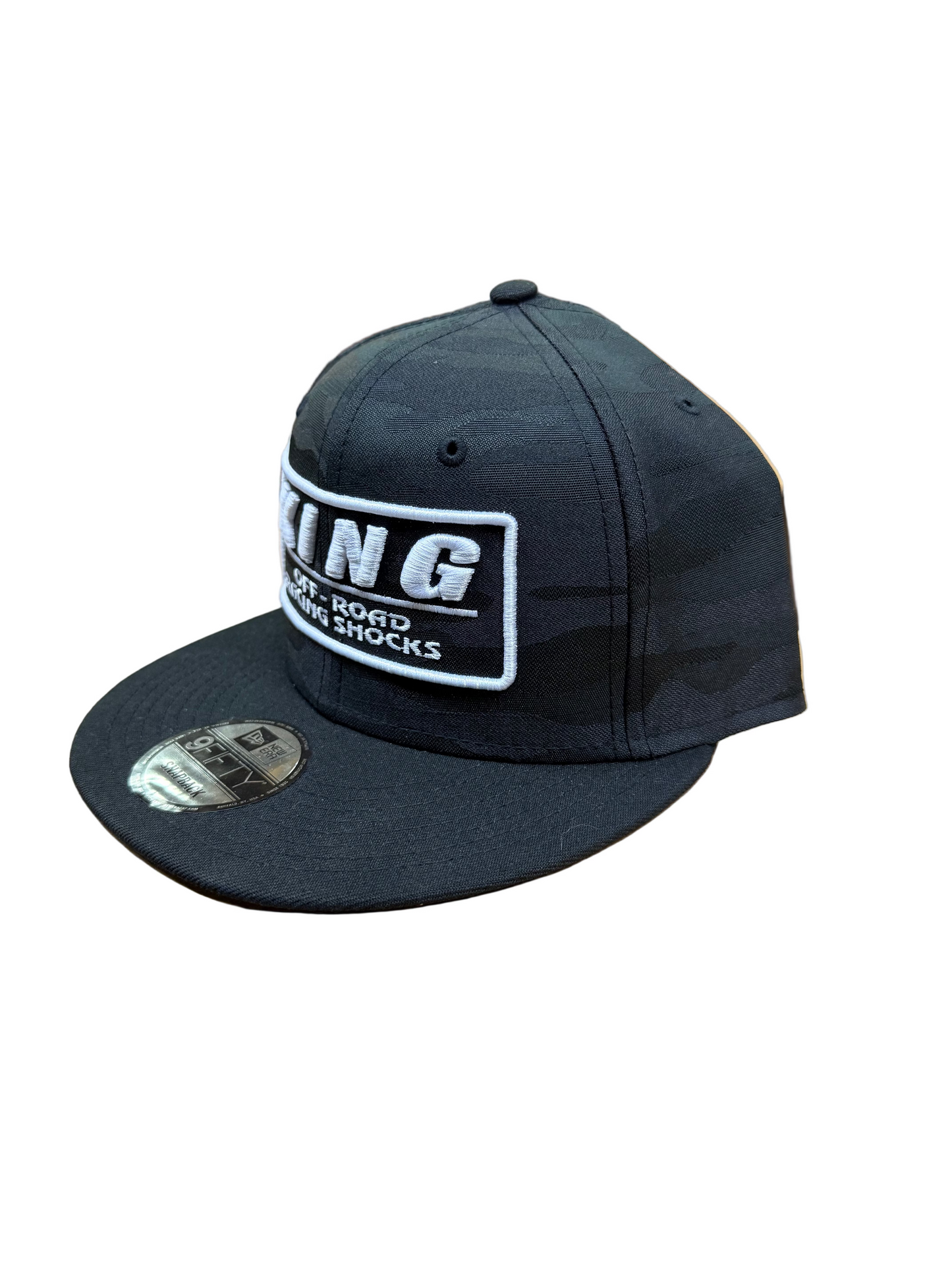 **NEW** KING SHOCKS 9FIFTY BLACK CAMO W/ WHITE LOGO SNAPBACK CAP