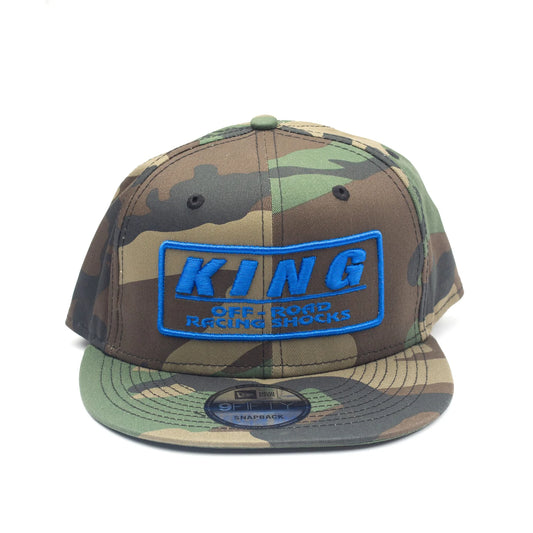 KING SHOCKS 9FIFTY CAMO W/ BLUE LOGO (CAMO SNAPBACK)