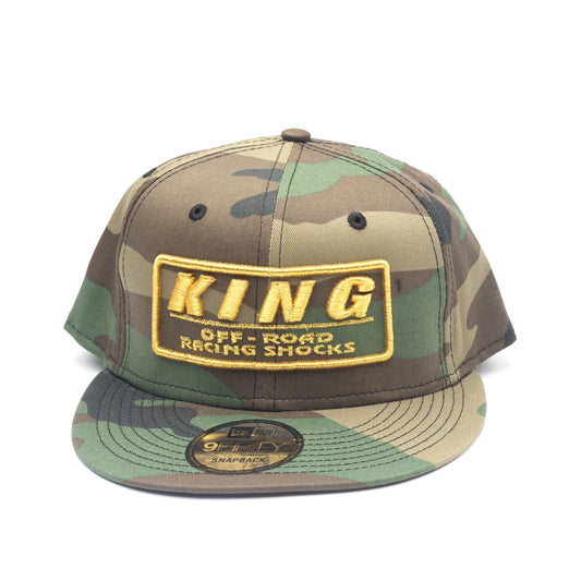 KING SHOCKS 9FIFTY CAMO W/ GOLD LOGO (CAMO SNAPBACK)