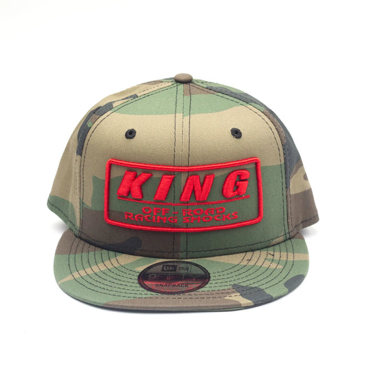 KING SHOCKS 9FIFTY CAMO W/ RED LOGO CAP (CAMO SNAPBACK)