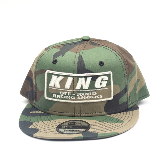 KING SHOCKS 9FIFTY CAMO W/ WHITE LOGO CAP (CAMO SNAPBACK)