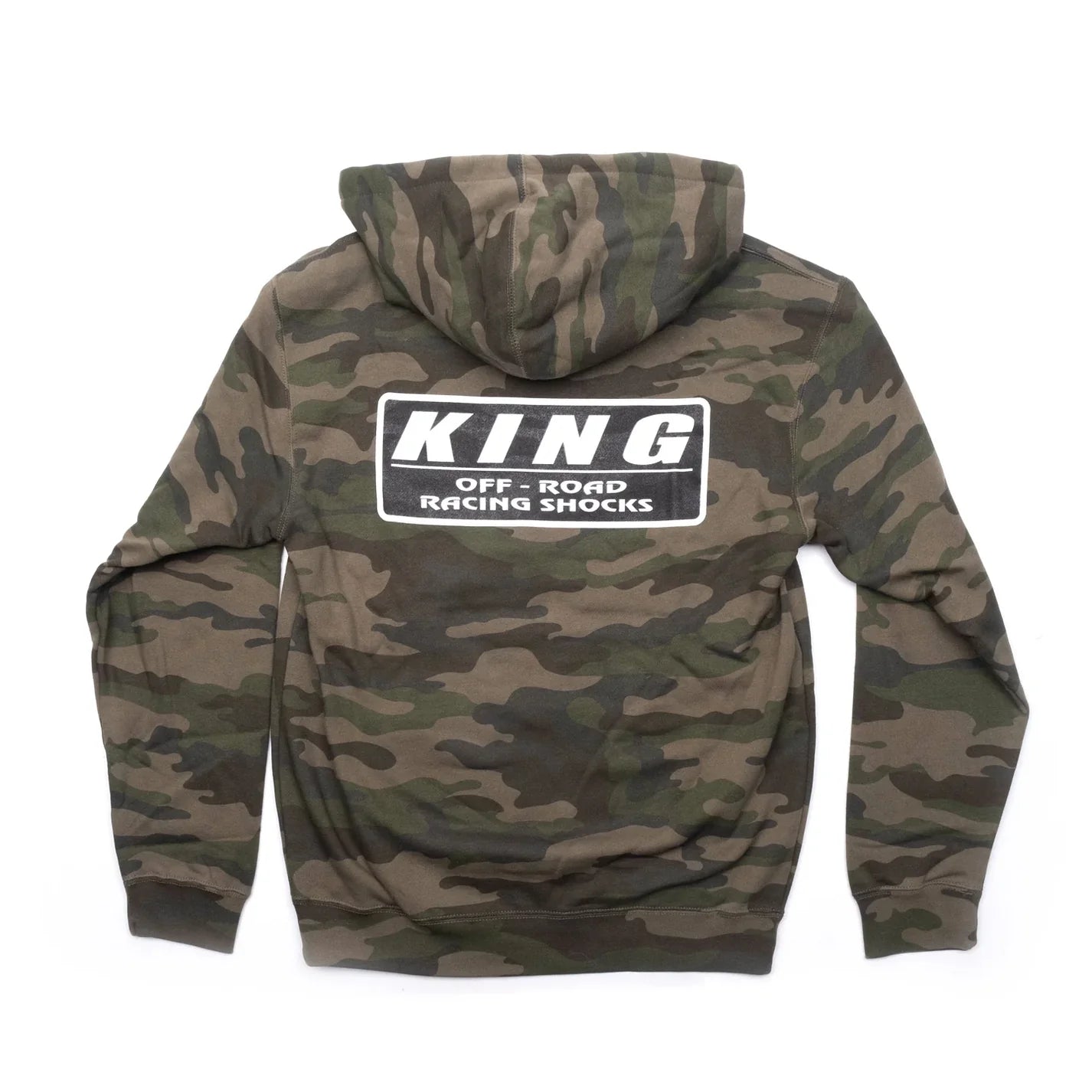 KING SHOCKS (FOREST) CAMO PULLOVER HOODIE