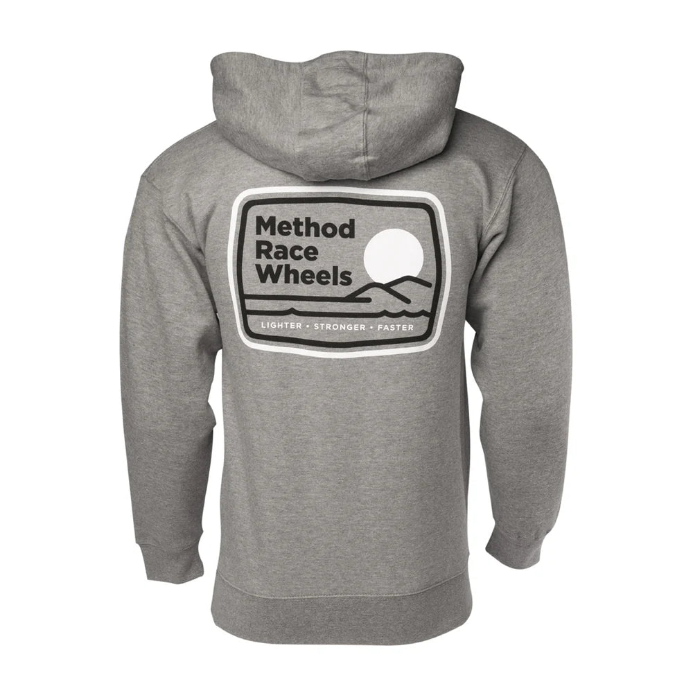 METHOD VIBES HOODIE PULLOVER CARBON GREY