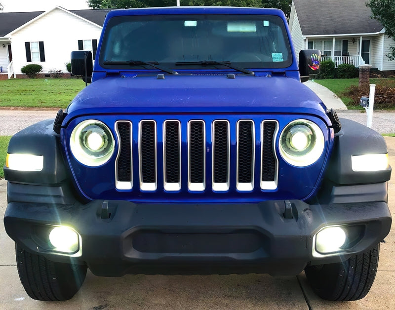 Oracle Oculus Bi-LED Projector Headlights for Jeep JL/Gladiator JT - Matte Black - 5500K