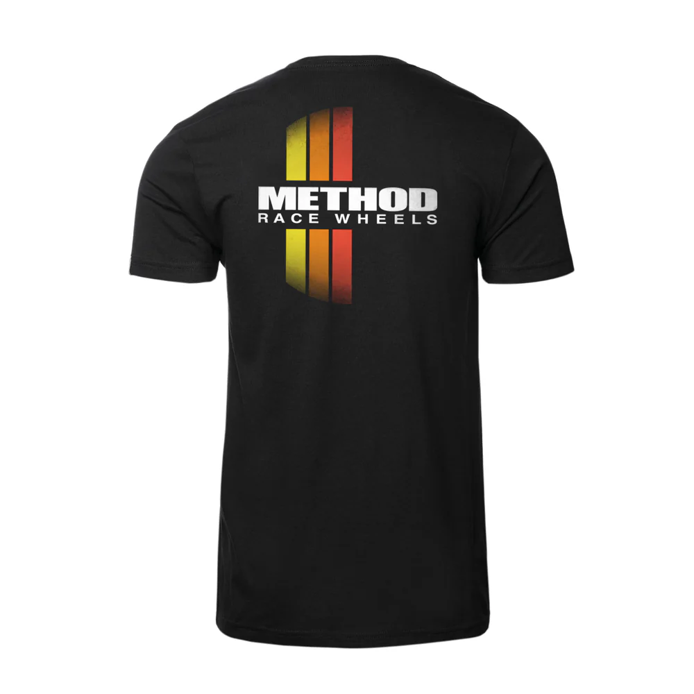 METHOD CLASSIC STRIPES TEE BLACK