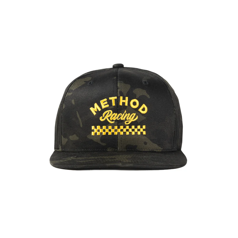 METHOD RACE SHOP FLATBILL TRUCKER HAT SNAPBACK MULTICAMO