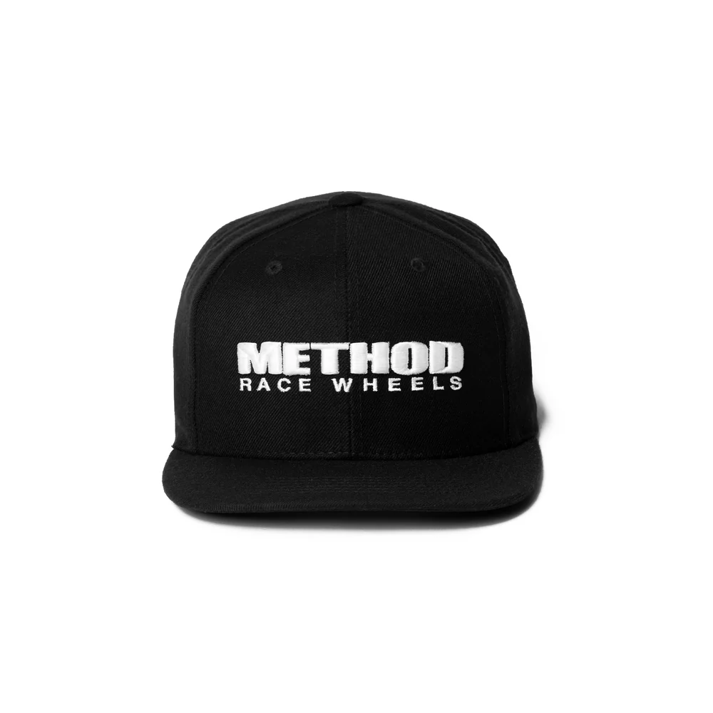 METHOD BRAND LOGO HAT SNAPBACK BLACK