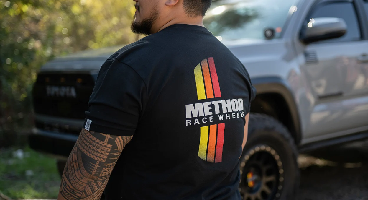 METHOD CLASSIC STRIPES TEE BLACK