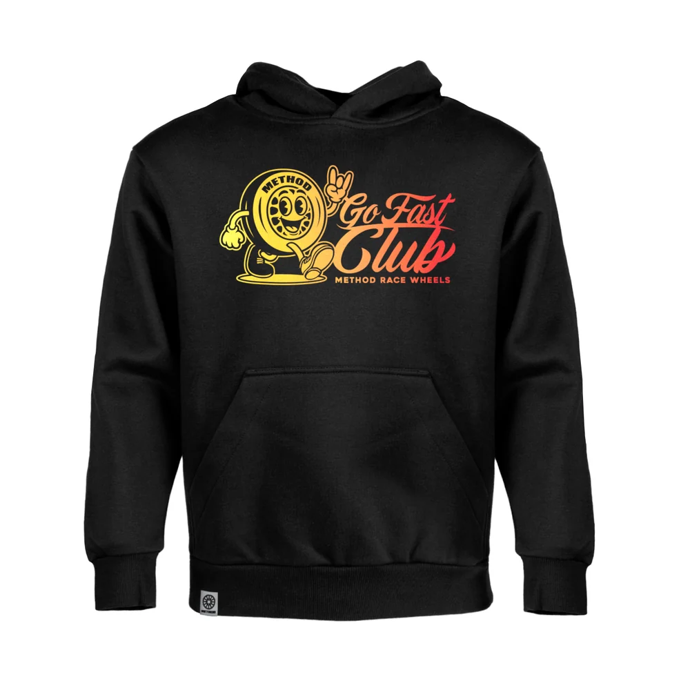 Method Go Fast Club Youth Pullover Hoodie BLACK