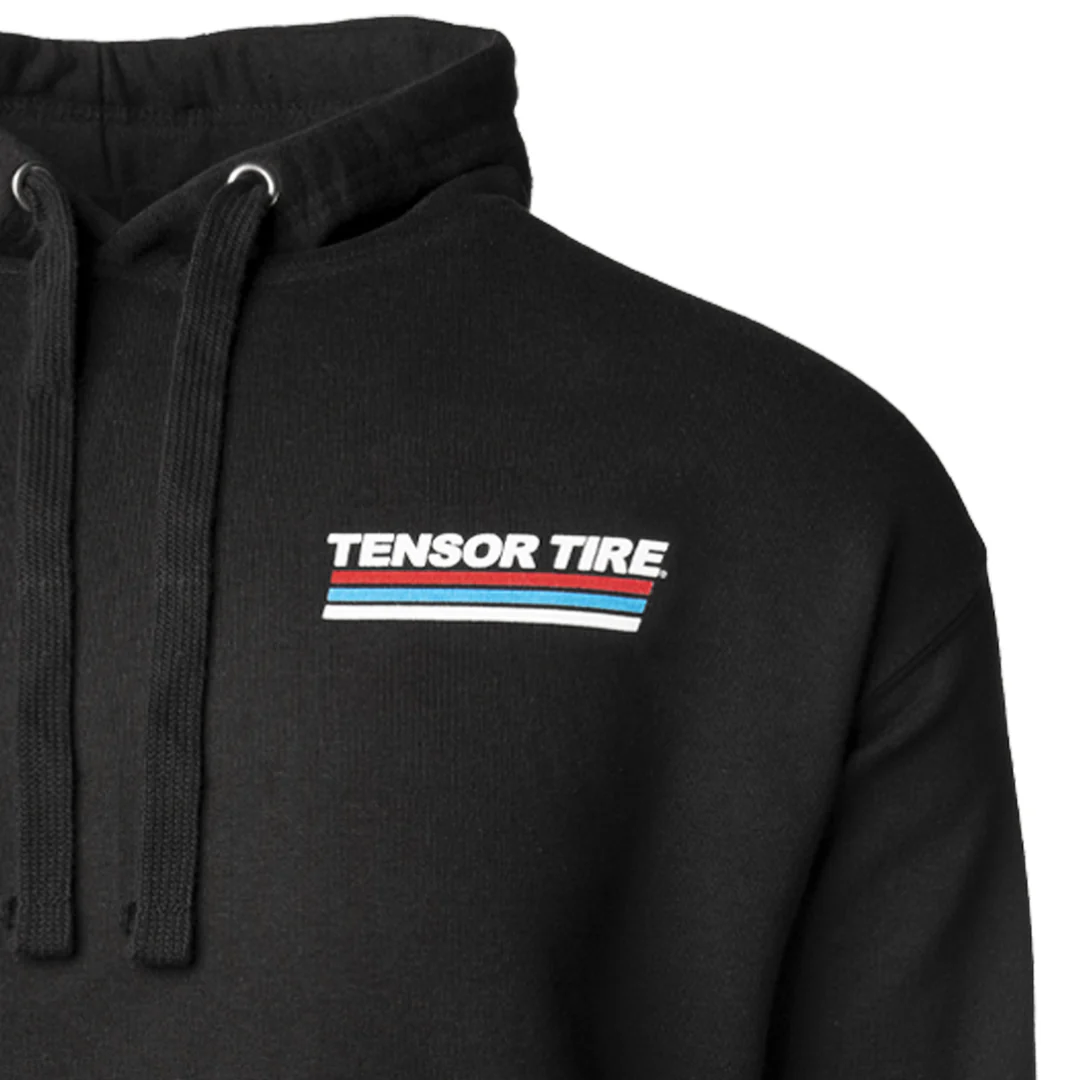 TENSOR UNDERLINE LOGO PULLOVER HOODIE BLACK