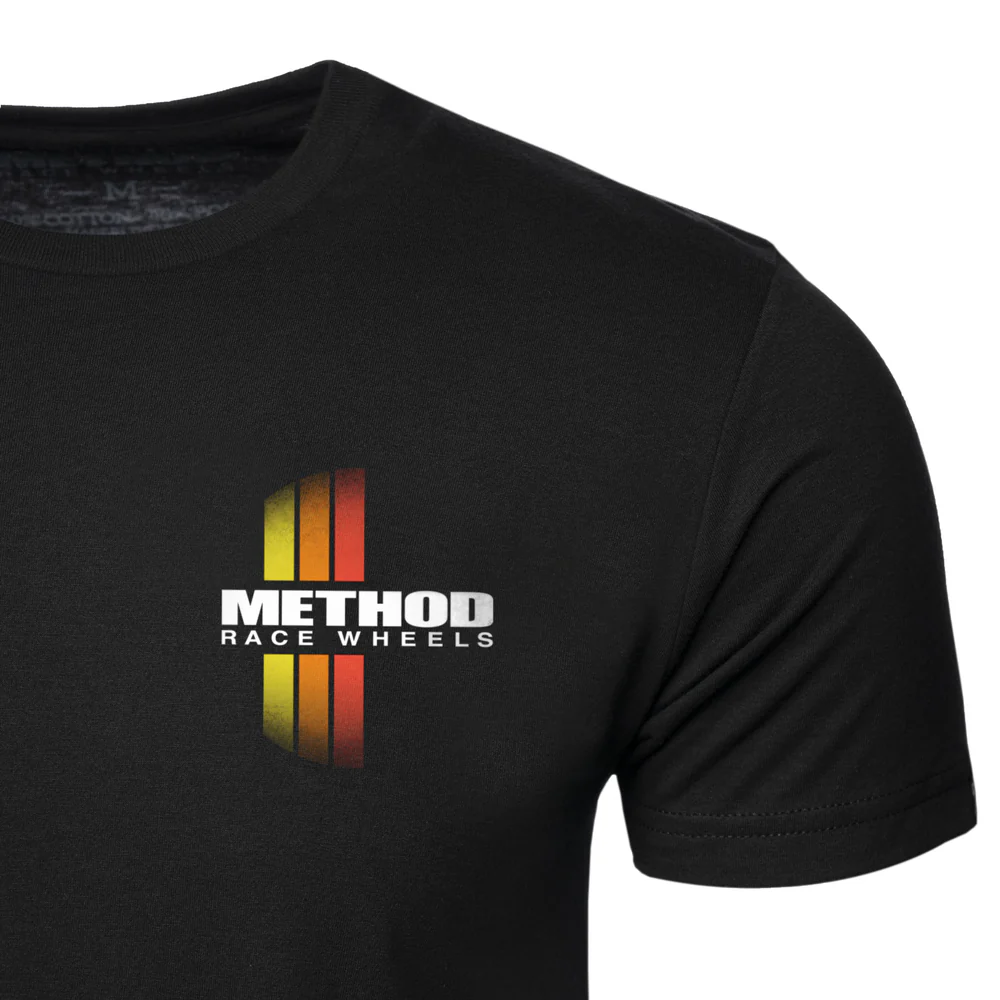 METHOD CLASSIC STRIPES TEE BLACK