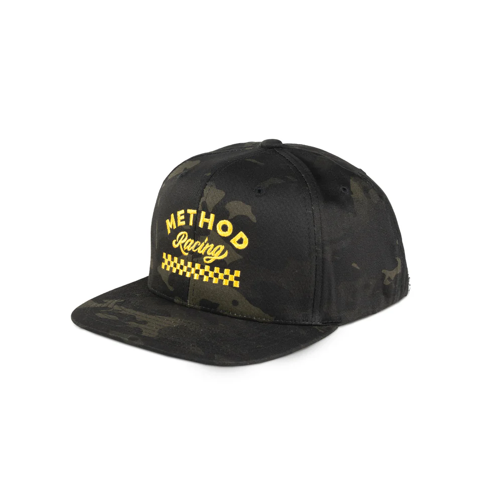 METHOD RACE SHOP FLATBILL TRUCKER HAT SNAPBACK MULTICAMO