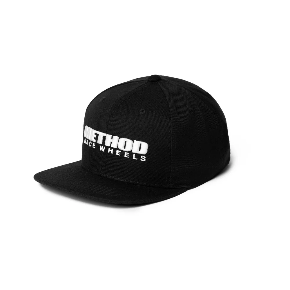 METHOD BRAND LOGO HAT SNAPBACK BLACK