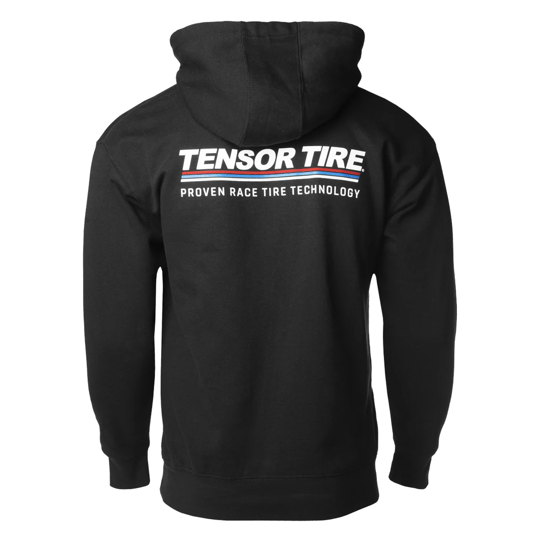 TENSOR UNDERLINE LOGO PULLOVER HOODIE BLACK