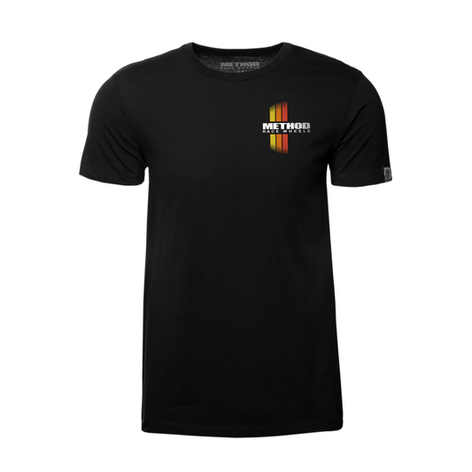 METHOD CLASSIC STRIPES TEE BLACK