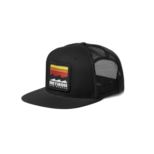 METHOD MOUNTAIN FLATBILL TRUCKER SNAPBACK BLACK